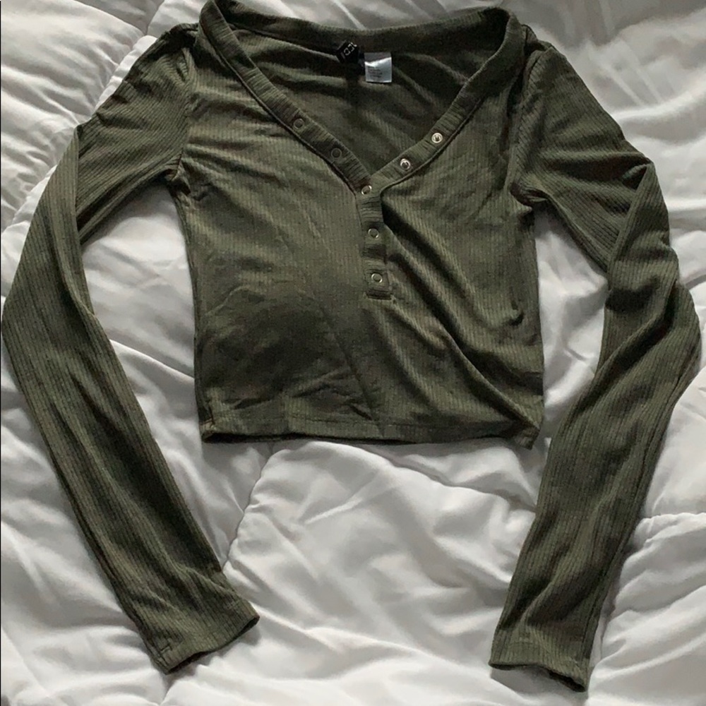 Long Sleeve Crop Top